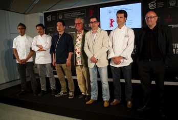 Culinary Zinema sailaren aurkezpena, Donostian. (Juan Carlos RUIZ/ARGAZKI PRESS)