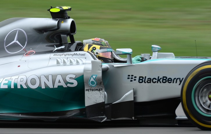 Rosberg ha sido el más rápido. (AFP)