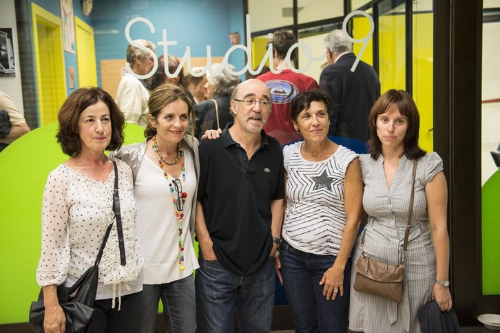 Álex Angulo, en la inauguración de Studio 9. (Jon HERNAEZ/ARGAZKI PRESS)