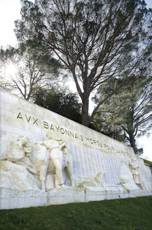 Armistizioaren ondoren Baionan ezarri zen oroitarria. (Conny BEYREUTHER)