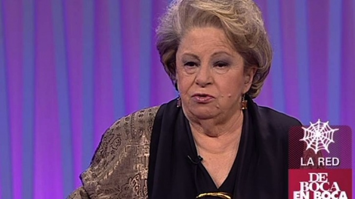 María Antonia Iglesias, en un programa de ETB. (eitb.com)