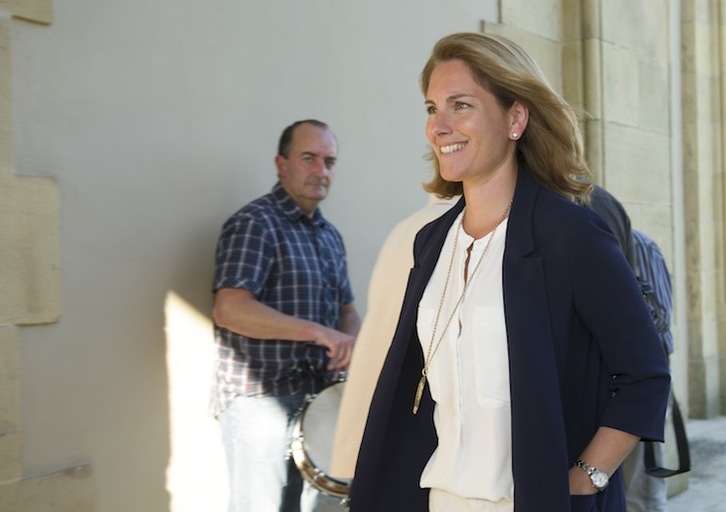 Arantza Quiroga, presidenta del PP de la CAV. (Jon URBE / ARGAZKI PRESS)