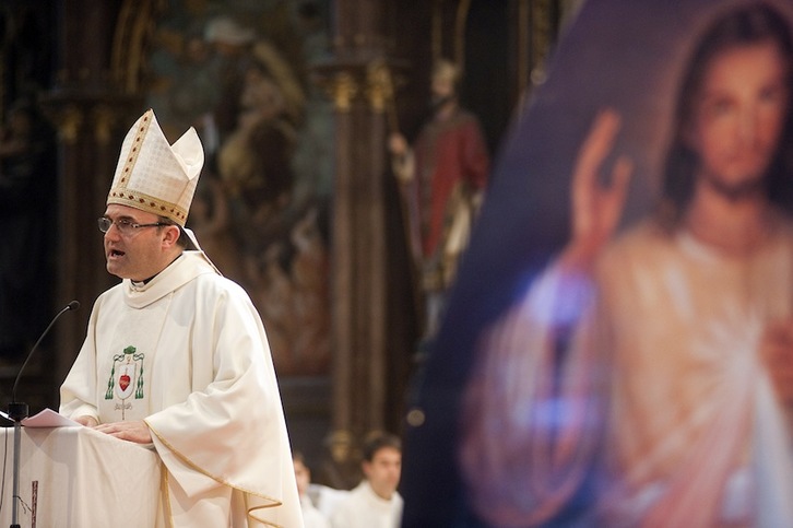 El obispo de Donostia, José Ignacio Munilla. (Juan Carlos RUIZ/ARGAZKI PRESS)