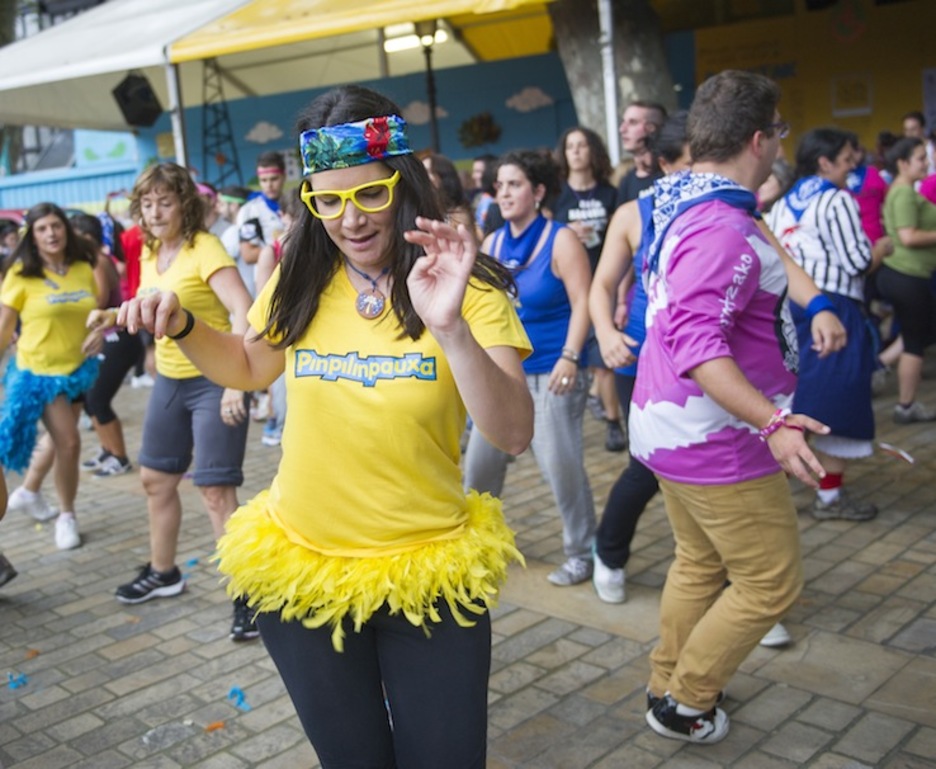 Ataviada con sus mejores galas para hacer deporte. (Marisol RAMÍREZ / ARGAZKI PRESS)