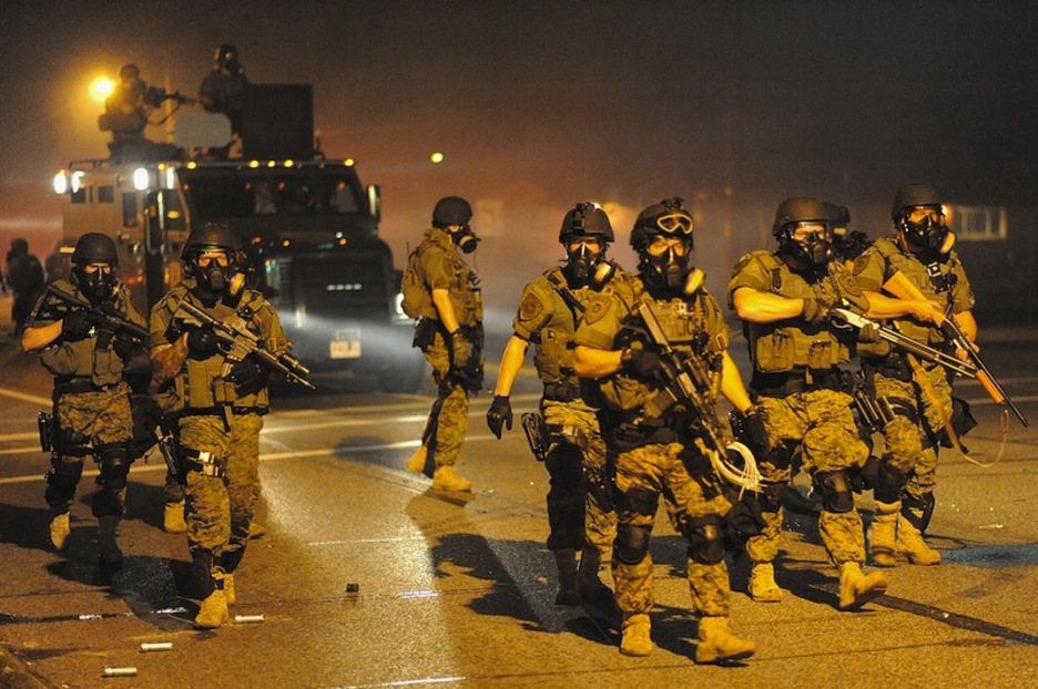 Guardia Nazionala Fergusonen. (Michael B. THOMAS / AFP)