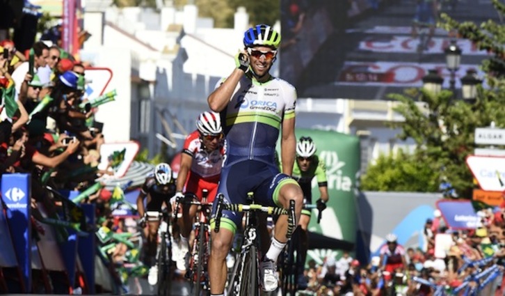 Michael Matthews, helmugaratzean. (Jose JORDAN/AFP PHOTO)