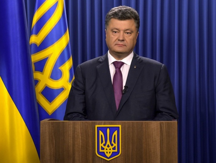 El presidente ucraniano, Petro Poroshenko. (Mykola LAZARENKO/AFP PHOTO)