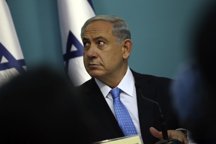 El primer ministro israelí, Benjamin Netanyahu. (Thomas COEX/AFP PHOTO)