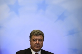El presidente ucraniano, Petro Poroshenko. (John THYS/AFP PHOTO)