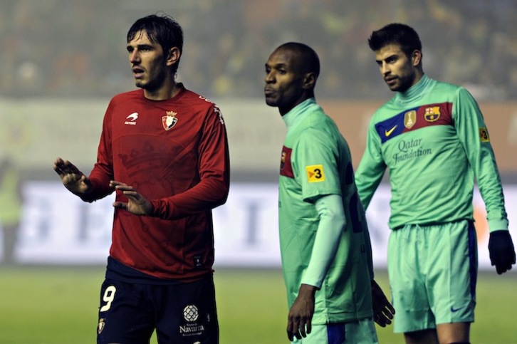 Lekic durante su etapa en Osasuna. (Iñigo URIZ/ARGAZKI PRESS)