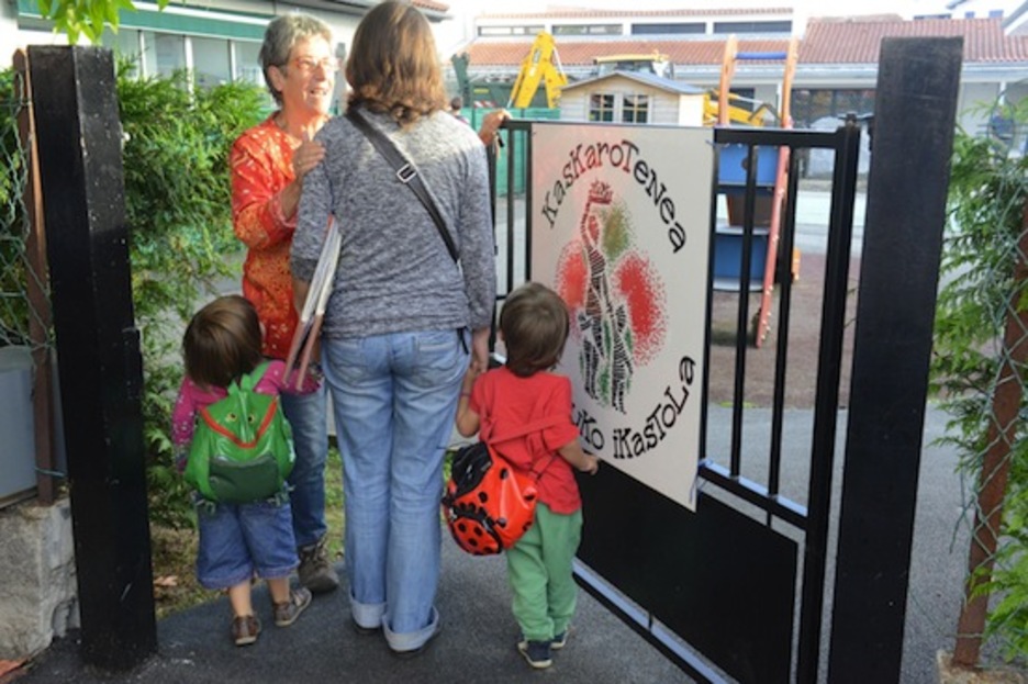 Une erabakigarriak bizi ditu Ziburuko Kaskarotenea ikastolak. (Sylvain SENCRISTO)