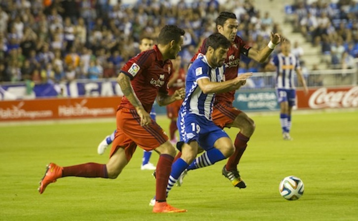 Un lance del encuentro. (Raul BOGAJO/ARGAZKI PRESS)
