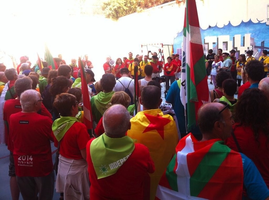 Independentistak sareari harrera egin dio ANCk. (@indesarea)