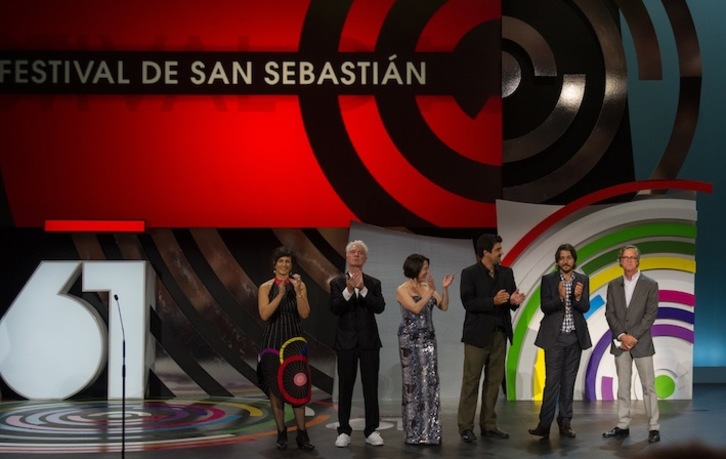 Zinemaldiaren iazko edizioaren inaugurazio gala. (Andoni CANELLADA/ARGAZKI PRESS)