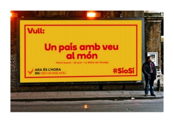 Cartel de la campaña #SíoSí. (@Araeslhora)