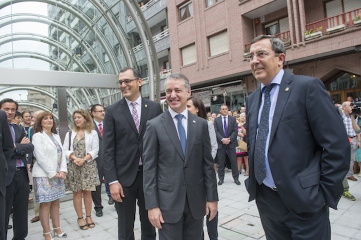 El diputado general de Bizkaia, José Luis Bilbao, junto a Iñigo Urkullu, en una imagen de archivo. (Marisol RAMIREZ/ARGAZKI PRESS)