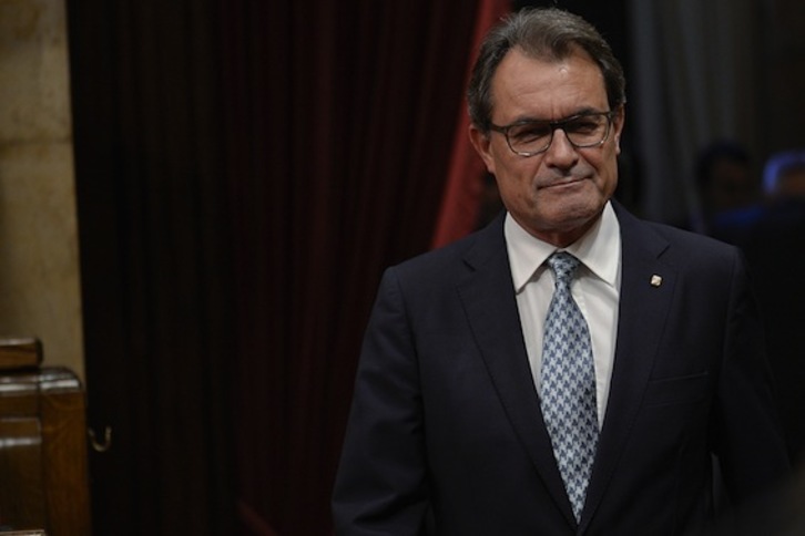 El president, Artur Mas, en una imagen de archivo. (Josep LAGO/AFP)