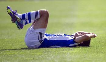 Realak gol aukera andana huts egin ditu. (Juan Carlso RUIZ / ARGAZKI PRESS)