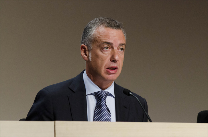 Iñigo Urkullu. (Luis JAUREGIALTZO / ARGAZKI PRESS)