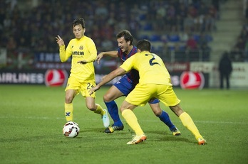 Arruabarrena ha marcado el gol del Eibar. (Gorka RUBIO / ARGAZKI PRESS)