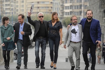 Photocall de la película ‘Magical Girl’. (Jagoba MANTEROLA/ARGAZKI PRESS)