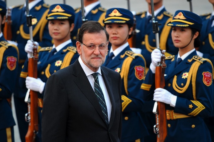 Mariano Rajoy está de viaje oficial en China. (Wang ZHAO/AFP)