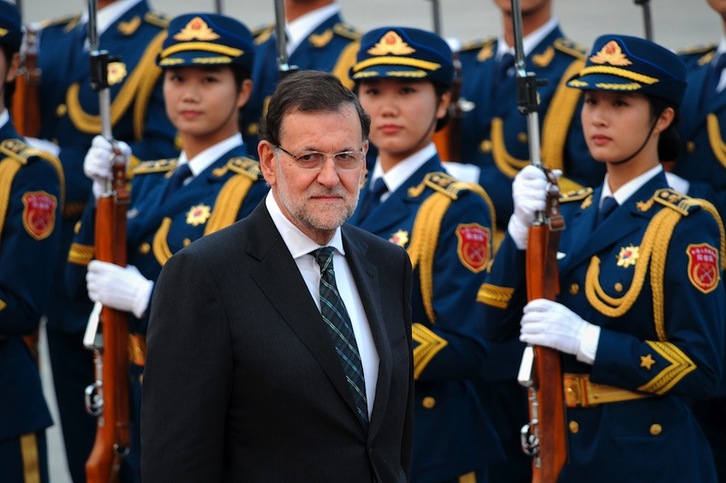 Mariano Rajoy está de viaje oficial en China. (Wang ZHAO/AFP) 
