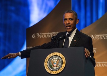 El presidente de EEUU, Barack Obama. (Nicholas KAMM/AFP PHOTO)