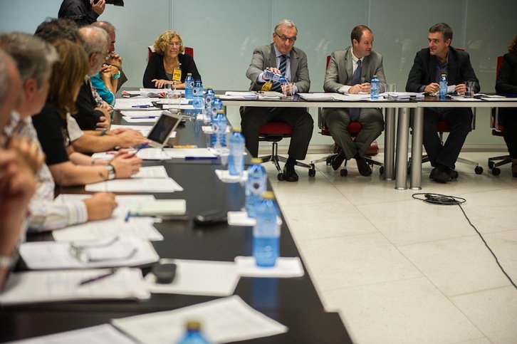 Jonan Fernández ha participado en una jornada de reflexión sobre reconocimiento y reparación de víctimas de violaciones de derechos humanos. (Monika DEL VALLE/ARGAZKI PRESS)