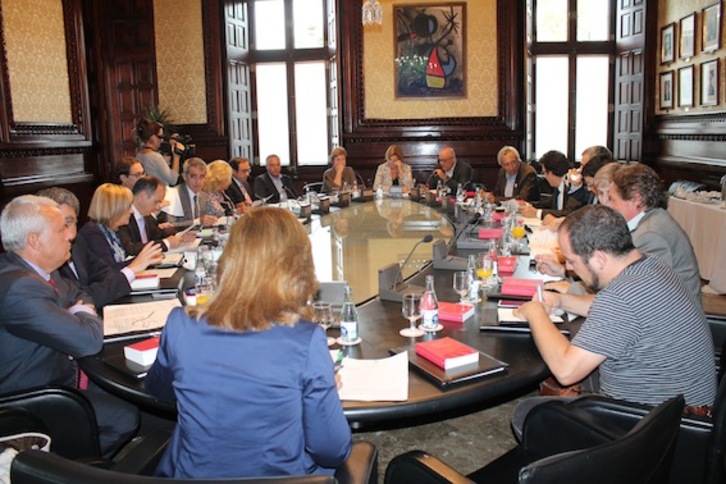 Imagen de archivo de la Mesa del Parlament. (PARLAMENT)