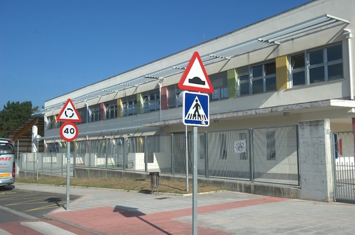 Imagen de la escuela de La Baluga. (ARGAZKI PRESS)