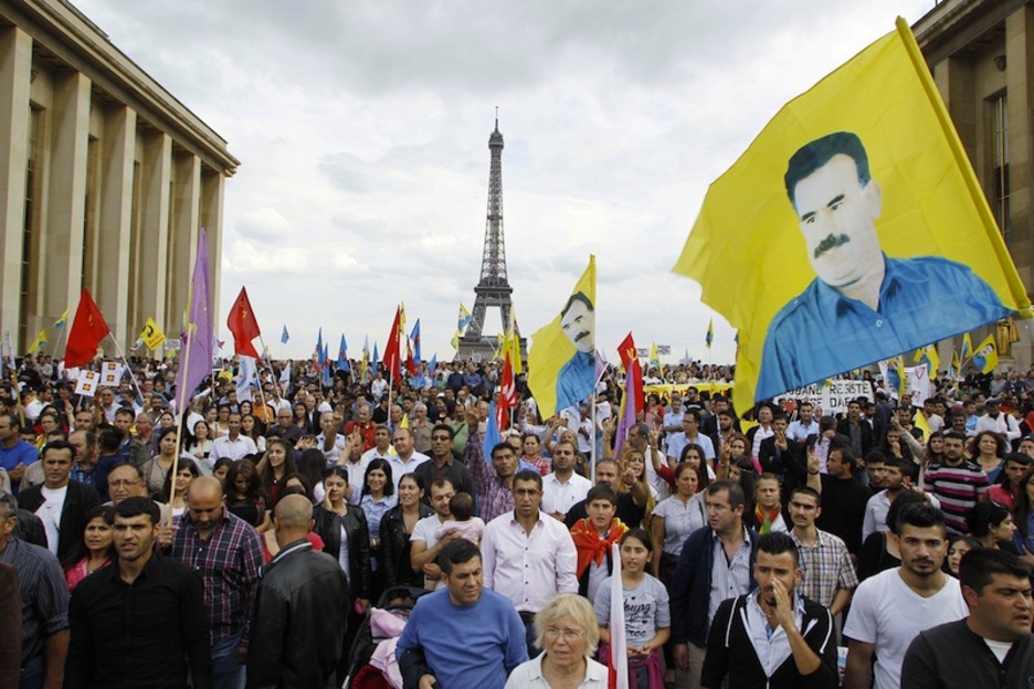 Movilización en París el pasado 4 de octubre. (Matthieu ALEXANDRE / AFP)