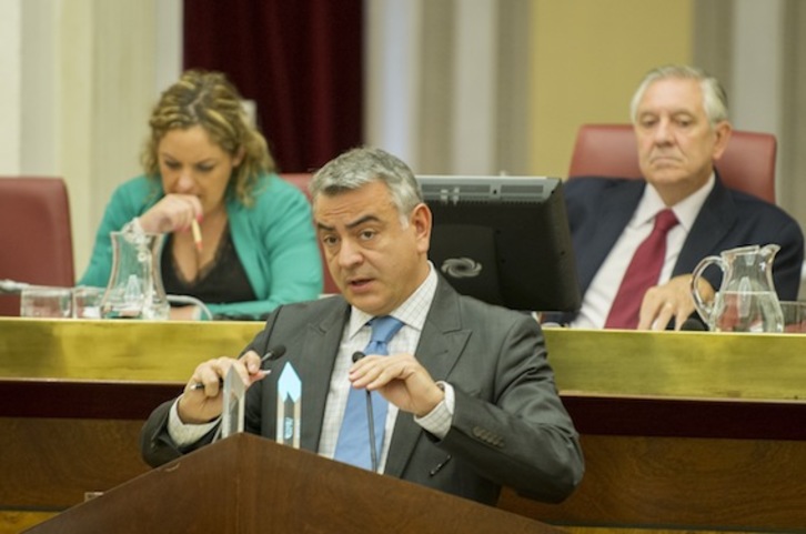 El diputado general de Araba, Javier de Andrés. (Juanan RUIZ/ARGAZKI PRESS)