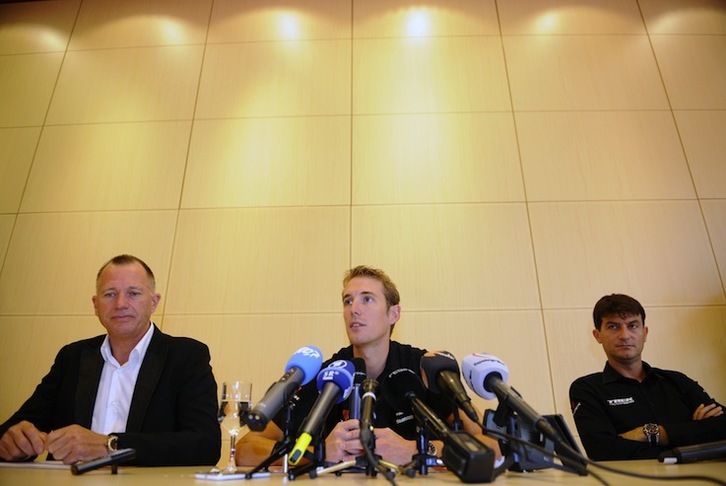 Andy Schleck ha anunciado este jueves su retirada como ciclista profesional. (Jean-Christophe VERHAEGEN / AFP)