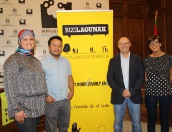 La iniciativa ‘Bizilagunak’ volverá a reunir por tercer año a familias vascas y extranjeras. (DONOSTIA.GAUR.ORG)