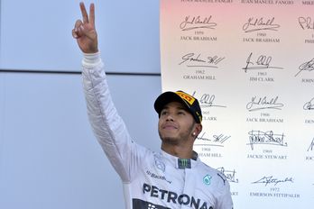 Hamilton. (YURI KADOBNOV / AFP)