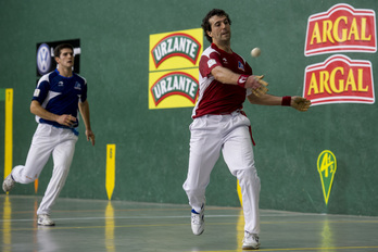 Aritz Lasak eerraz irabazi du. (Iñigo URIZ / ARGAZKI PRESS)