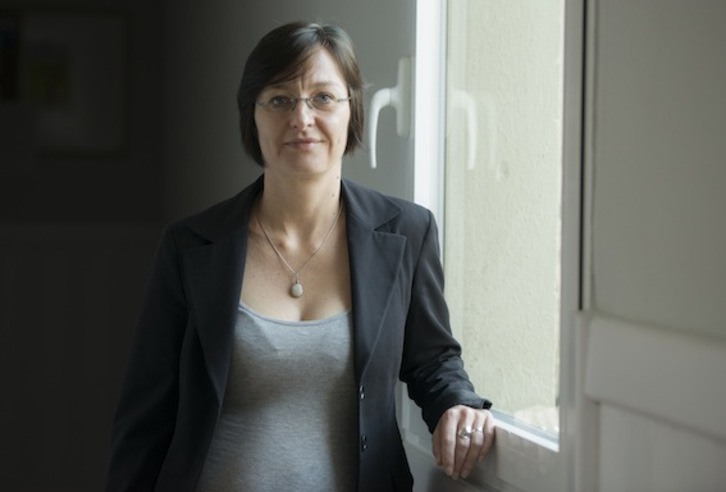 Maren Mantovani, coordinadora de Relaciones Internacionales de Stop The Wall. (Monika DEL VALLE/ARGAZKI PRESS)