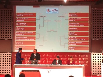 Cuadro de resultados del sorteo de Copa. (@LaLiga)