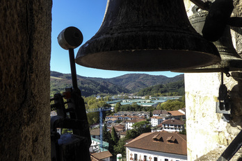 Berako kanpandorreko erlojua. Jagoba MANTEROLA | ARGAZKI PRESS