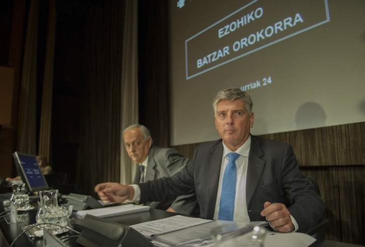 Xabier Iturbe, presidente de Kutxa. (Andoni CANELLADA/ARGAZKI PRESS)