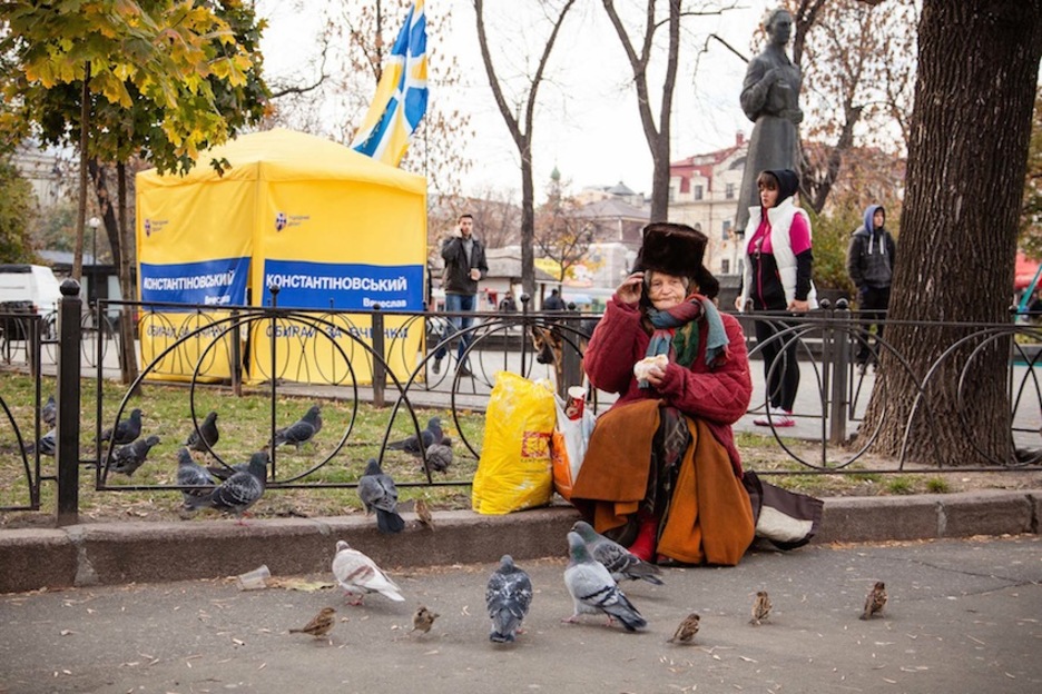 El frío y la situación económica son, junto a la guerra en el este, las principales preocupaciones de la mayor parte de la población ucraniana. (Juan TEIXEIRA)