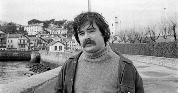 Una de las últimas imágenes de José Miguel Etxeberria, «Naparra», ya exiliado en Lapurdi. 