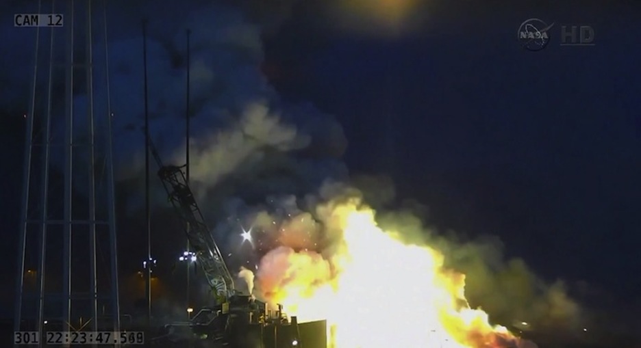 Jaurtiketa abiatu orduko izan da leherketa. 