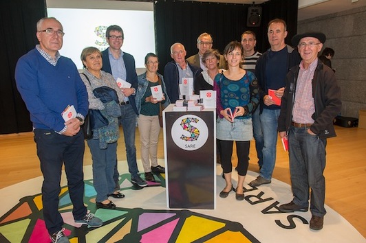 Presentación del libro contra la dispersión. (Juanan RUIZ/ARGAZKI PRESS)