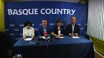 El lehendakari, Iñigo Urkullu, antes de finalizar su visita a México. (IREKIA)