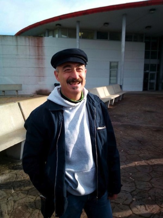 Mikel Korta, Mansillako kartzelatik atera berria. (NAIZ)