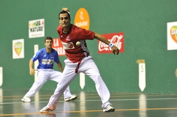 Bengoetxea erraz gailendu zaio Olaizolari. (Idoia ZABALETA/ARGAZKI PRESS)