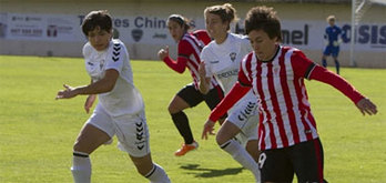 Albaceten berdinketa lortu dute Athleticeko neskek. (ATHLETIC)