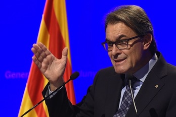 El president de Catalunya, Artur Mas. (Lluis GENÉ/AFP PHOTO)